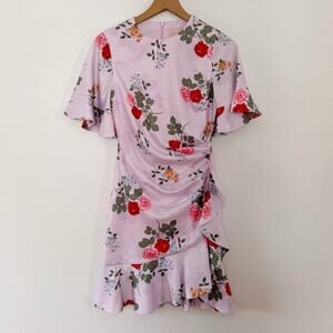 Keepsake Women's Pretty One Floral Mini Dress Lilac Size XS